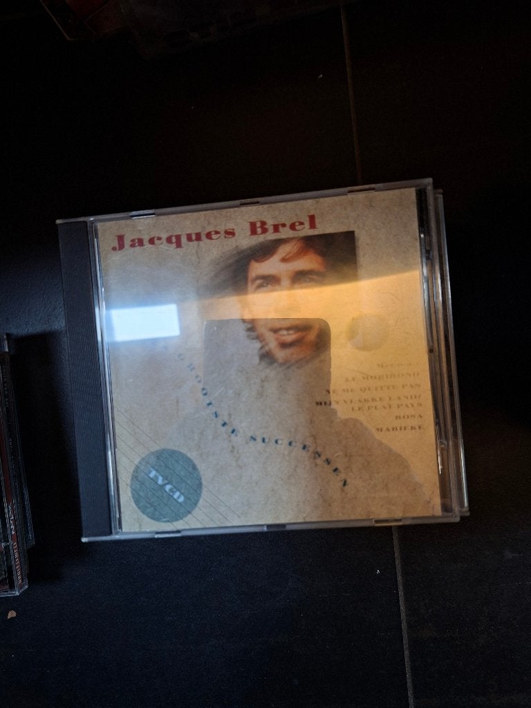 cd - jacques brel - de 24 grootste successen, Enlèvement ou Envoi, Comprend un livret, Comme neuf, Compilation