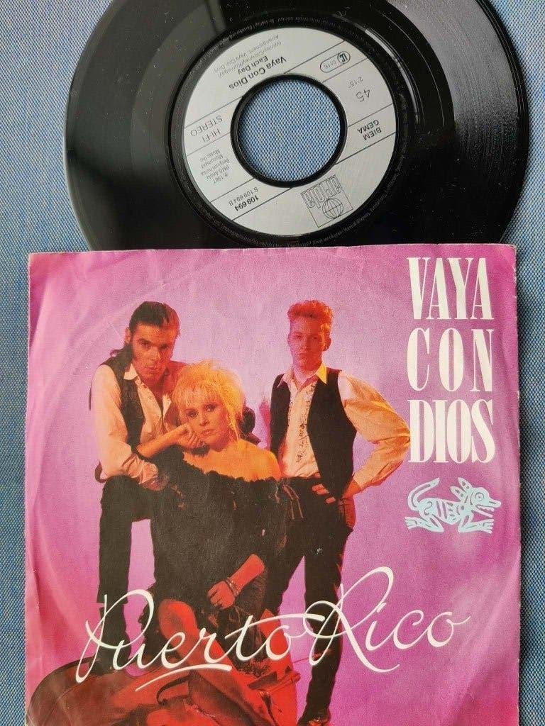 Vaya con dios (puerto rico, bmg, 87, ariola, 109694A), CD & DVD, Vinyles Singles, Enlèvement ou Envoi