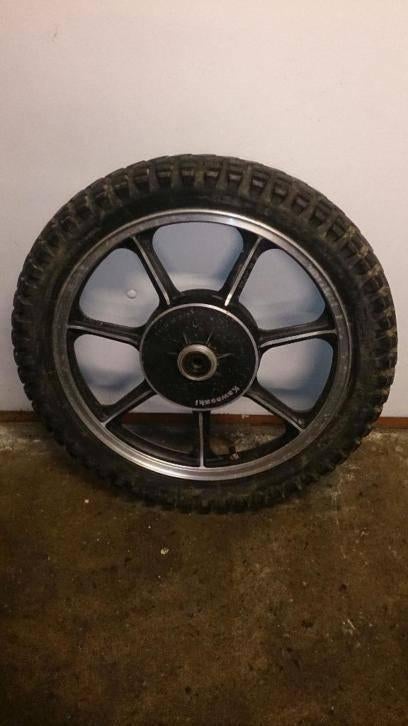 Kawasaki KZ250 voorwiel 18 Z250 voorvelg voor velg wiel Kz, Motoren, Ophalen of Verzenden, Gebruikt