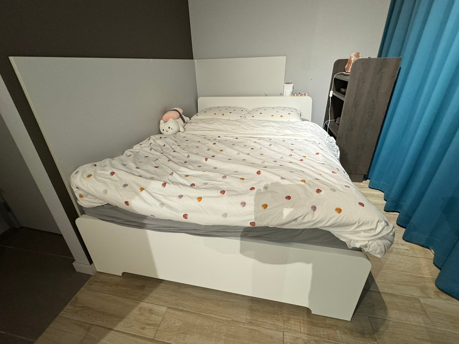 lit ikea 140cm a vendre avec sommiers, Enlèvement, Comme neuf, Sommier