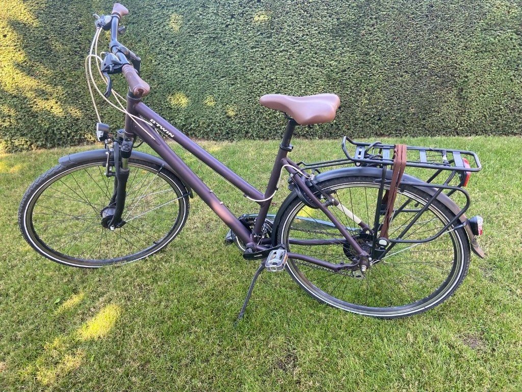 Fiets B-Twin, Fietsen en Brommers, Gebruikt, Velgrem, 47 tot 50 cm, Versnellingen