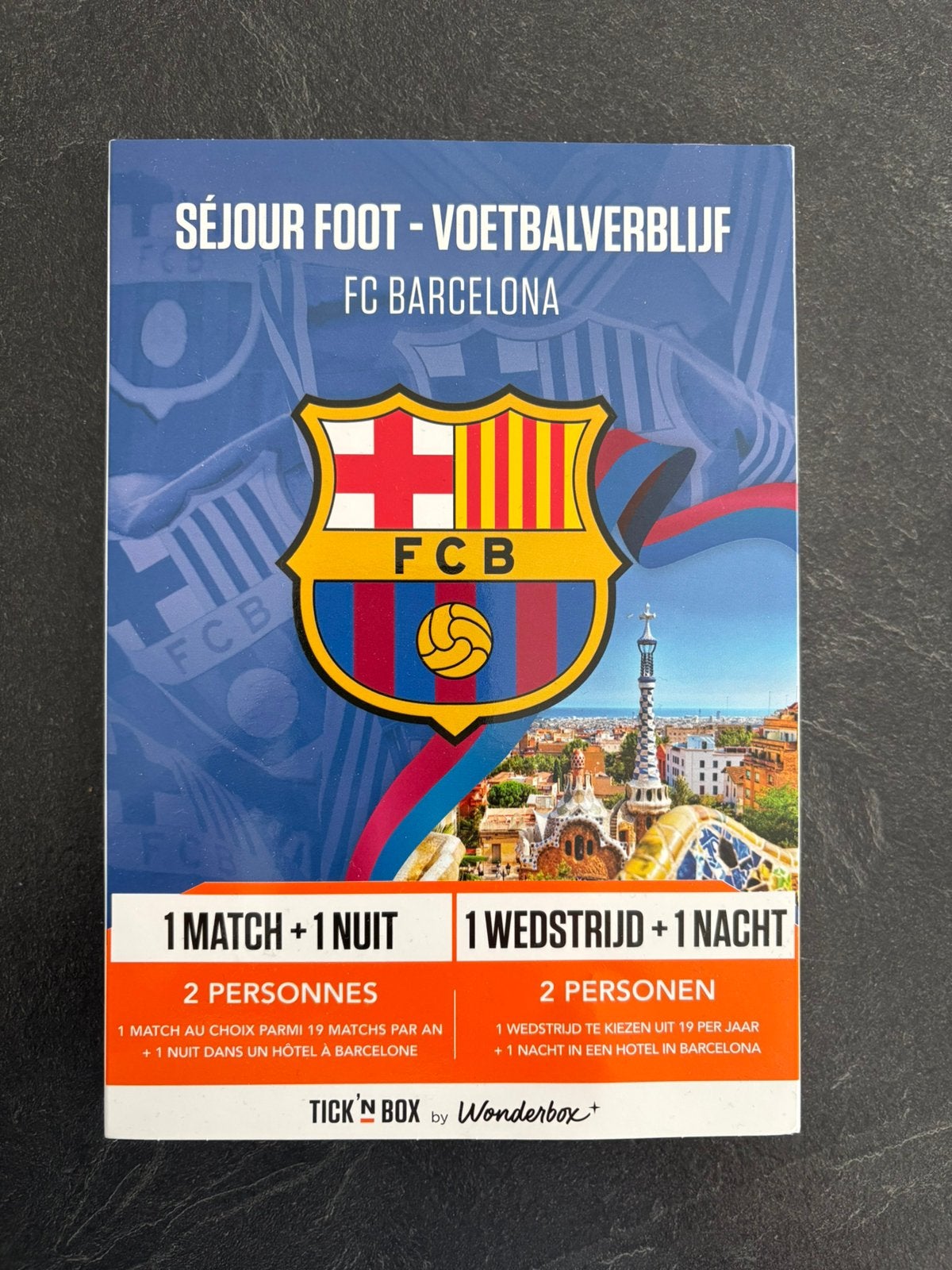 Wonderbox Sejour Barcelone, Enlèvement, Comme neuf