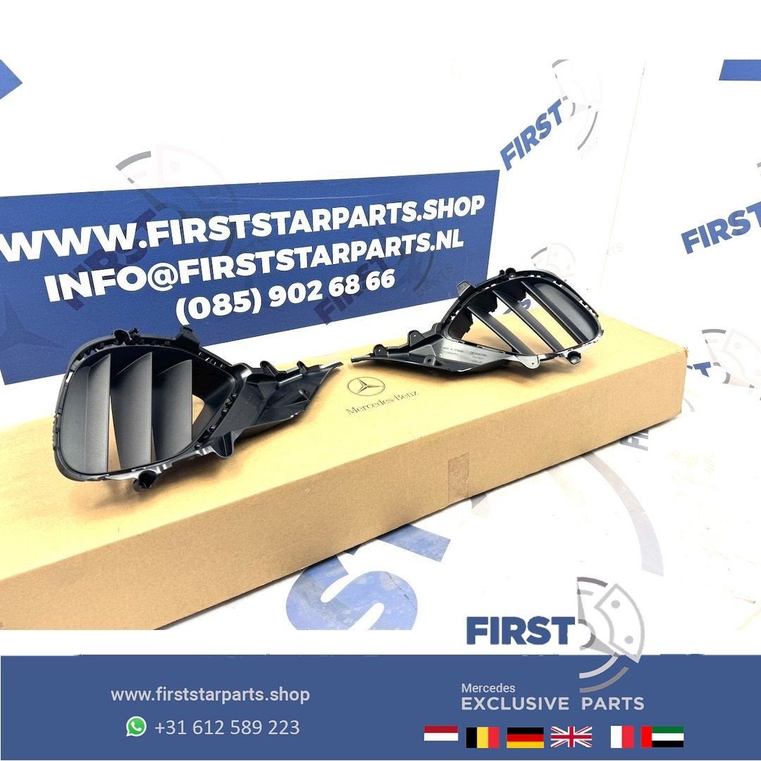W290 AMG GT BUMPER ROOSTER SET X290 GT63 VOORBUMPER LINKS +