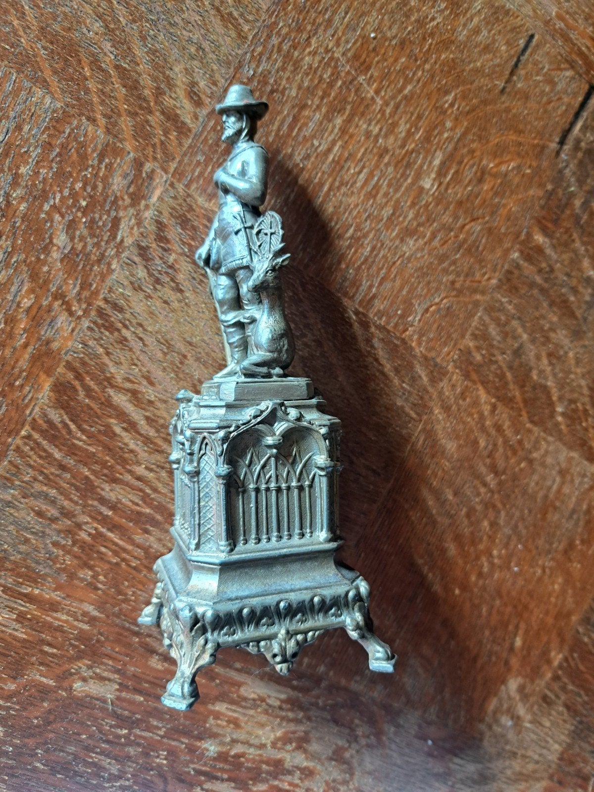 statue de saint Hubert, Antiquités & Art, Antiquités | Bronze & Cuivre, Enlèvement ou Envoi