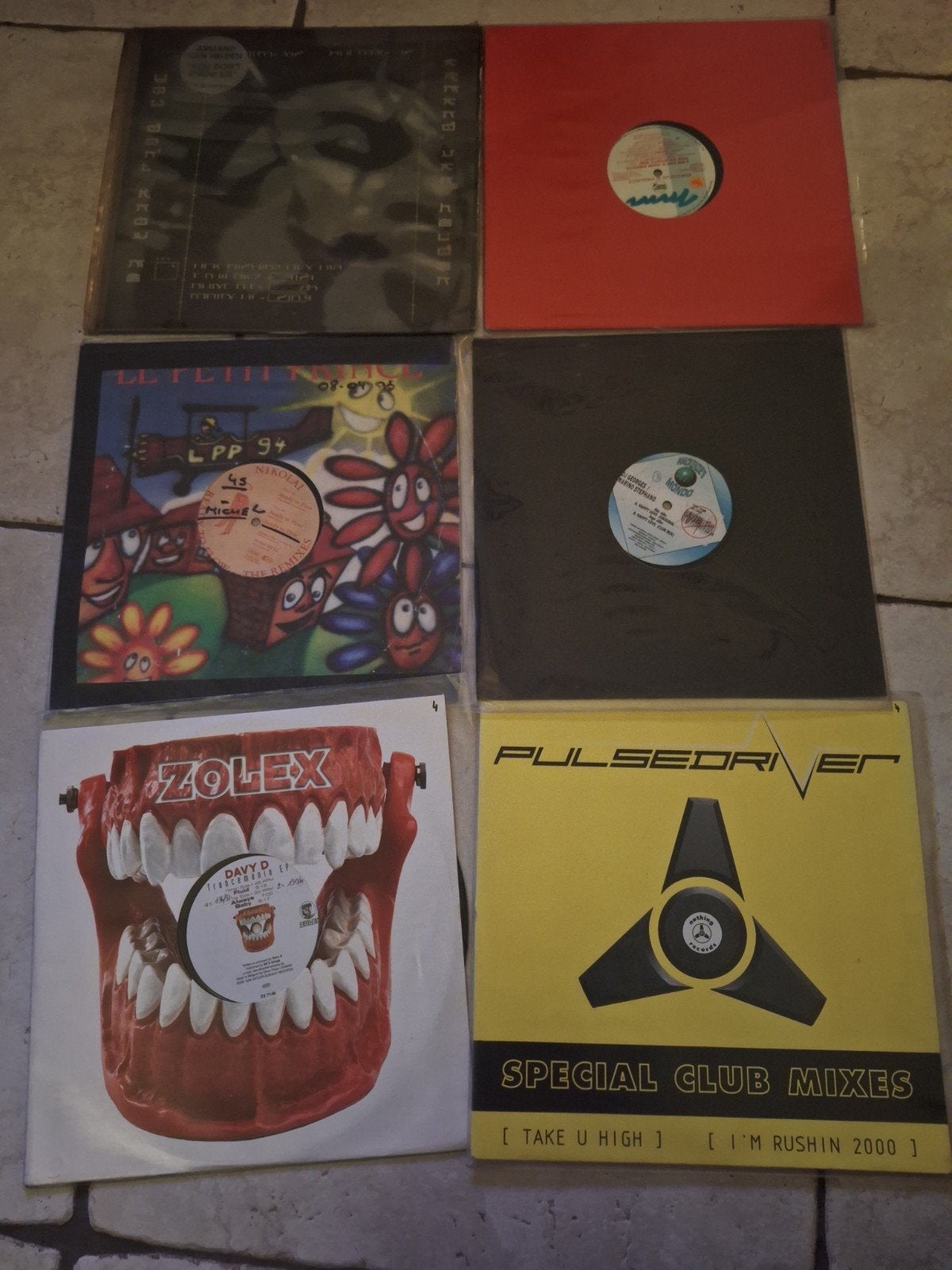 9 retro trance vinyls, Cd's en Dvd's, Ophalen, Gebruikt, Trance, EP