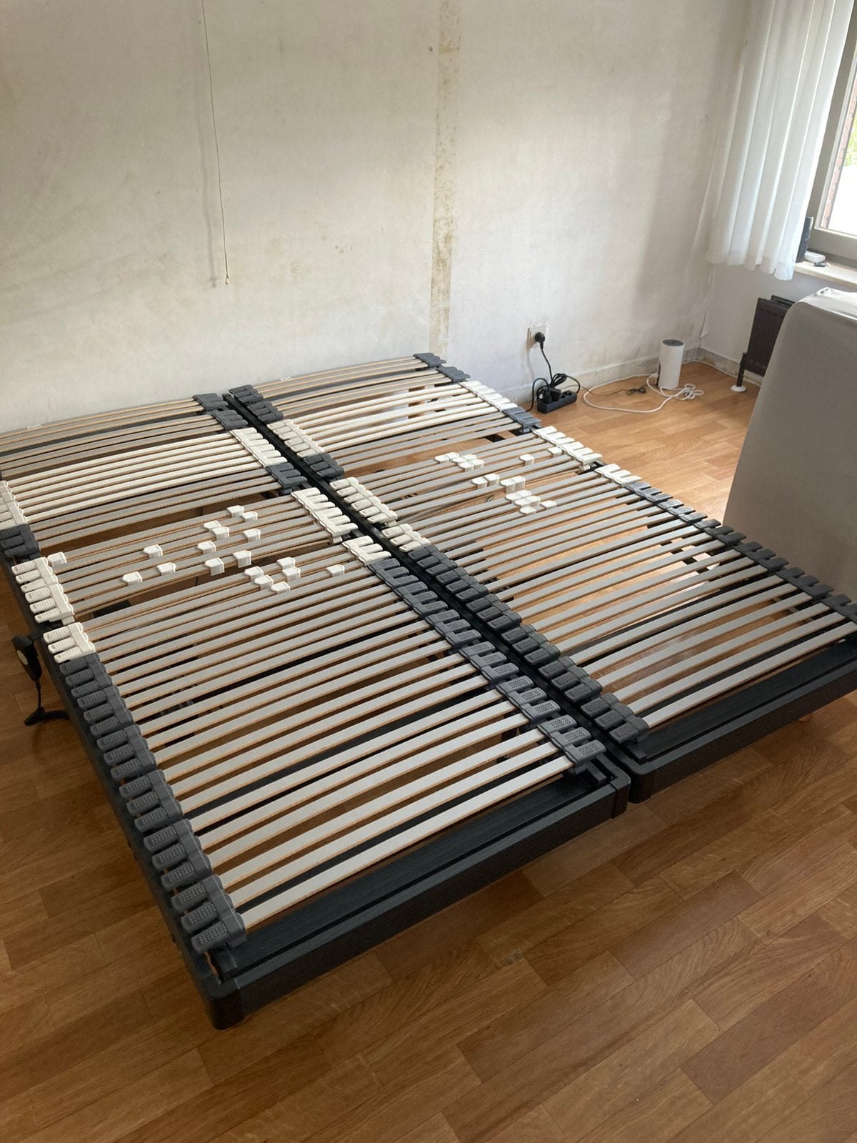 Elektrische lattenbodems 2 stuks van 80 x200, Ophalen, Gebruikt, Tweepersoons, Bedbodem