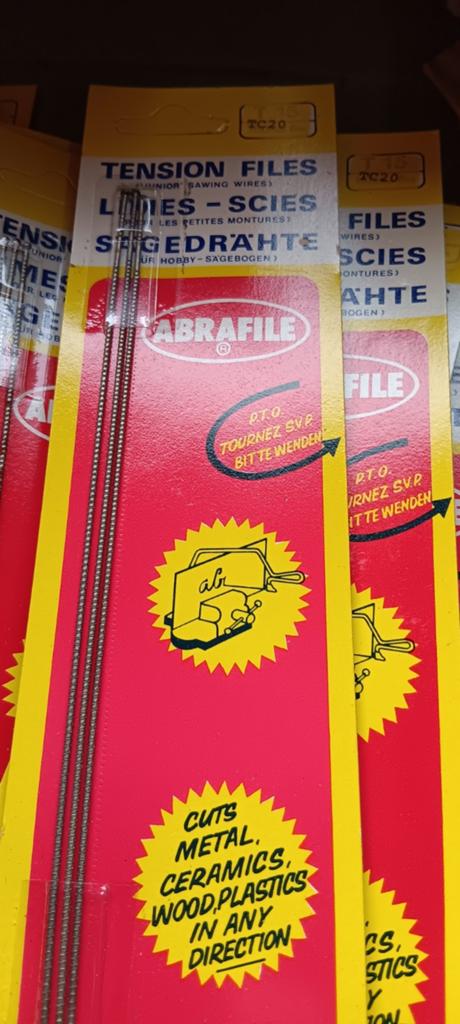 LIMES DE SCIE DE MARQUE ABRAFILE, Enlèvement