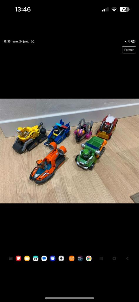 Voiture pat patrouille, Enlèvement, Comme neuf