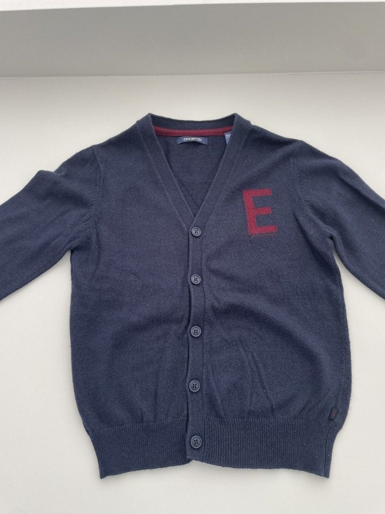 Blauwe gilet van Okaïdi maat 110, Kinderen en Baby's, Okaïdi, Trui of Vest, Ophalen of Verzenden, Zo goed als nieuw