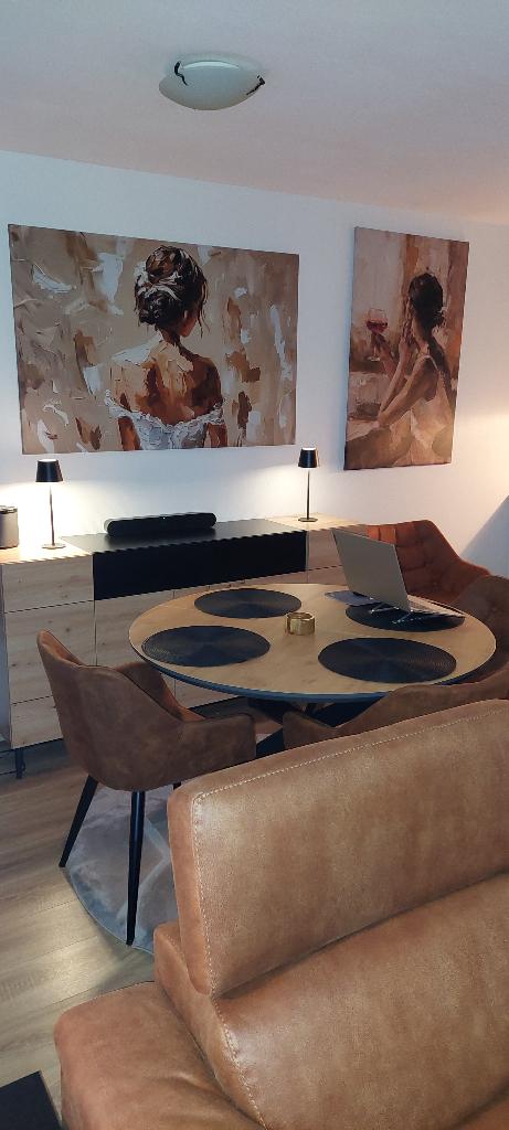 Table à manger extensible, Maison & Meubles, Neuf, 100 à 150 cm, Landelijk modern., Cinq personnes ou plus