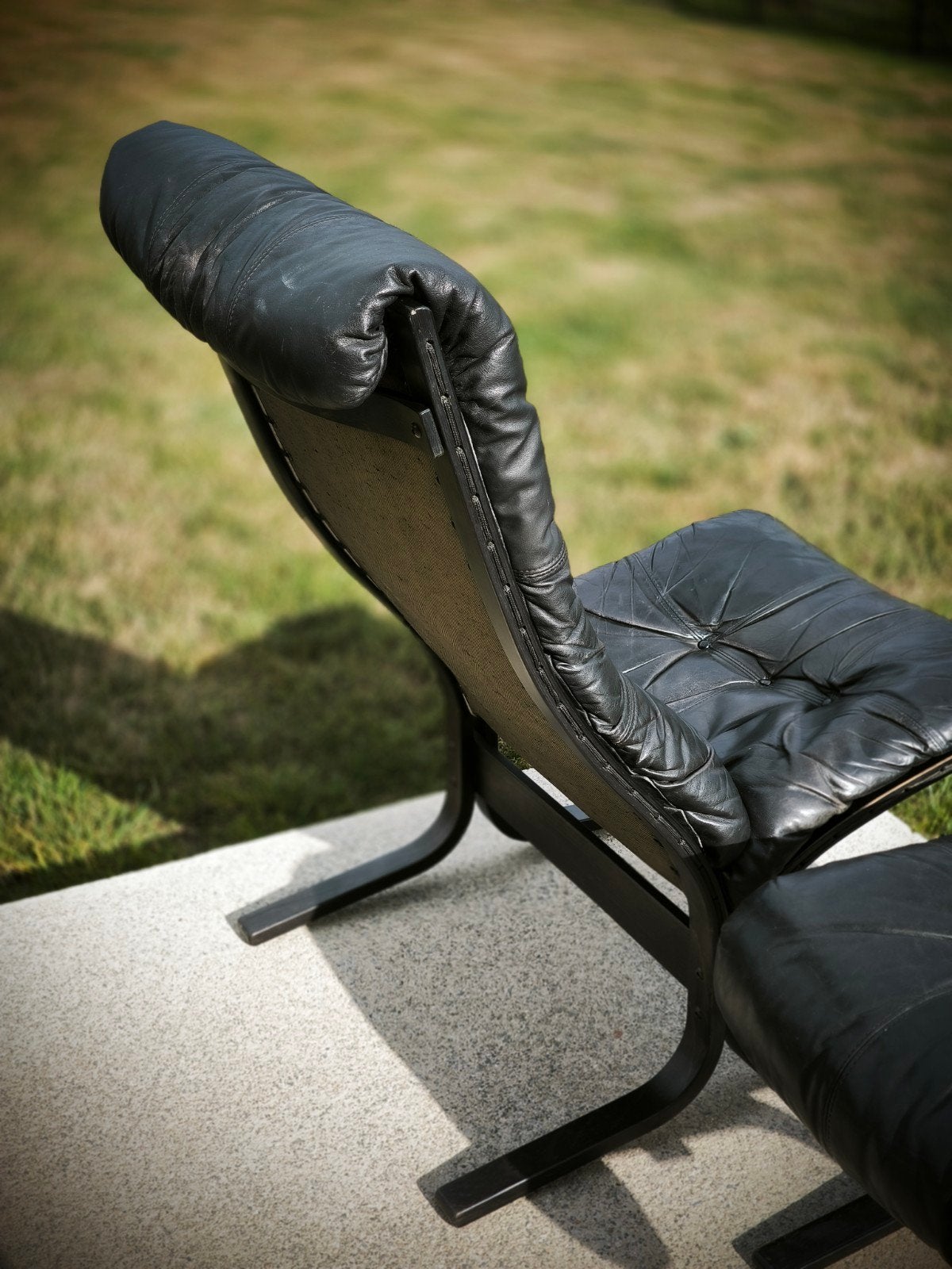 Siesta et Ottoman confort de Igmar Relling pour Westnofa,, Enlèvement, Utilisé, Cuir, Vintage