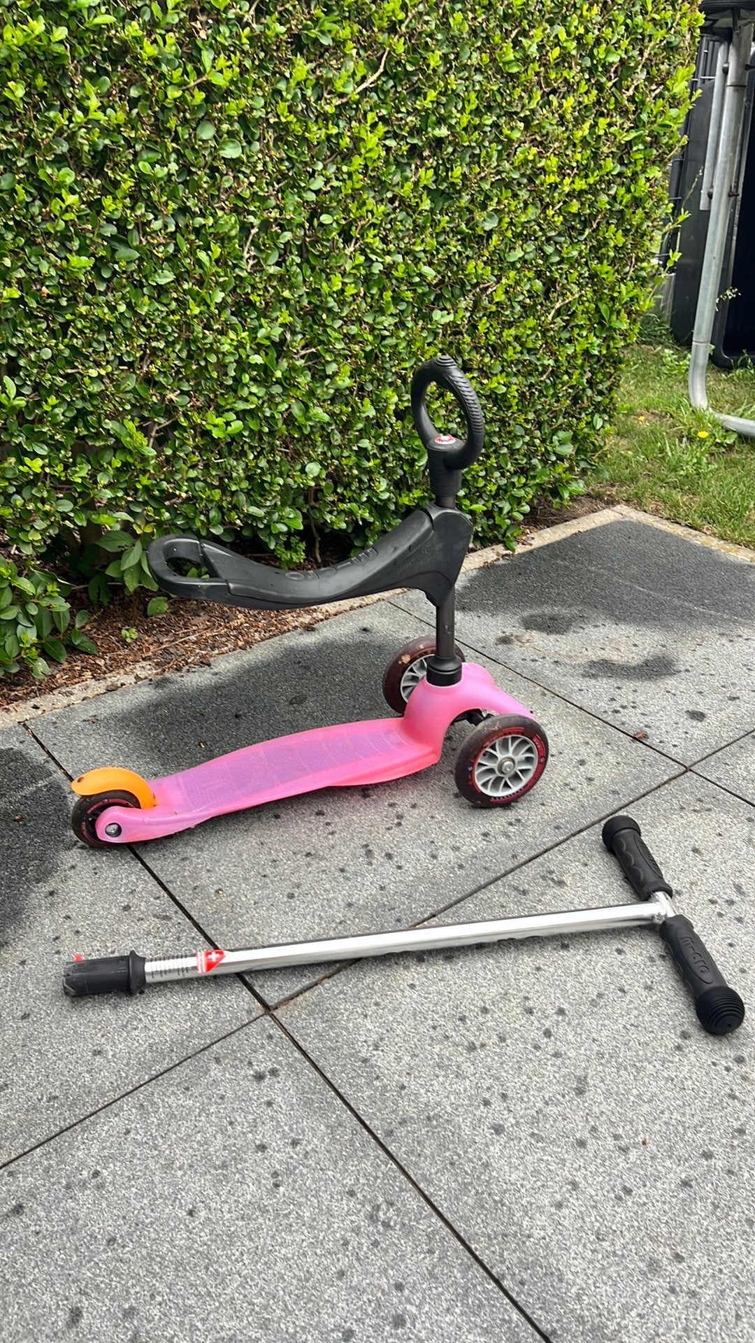 Baby step Micro, Ophalen, Gebruikt