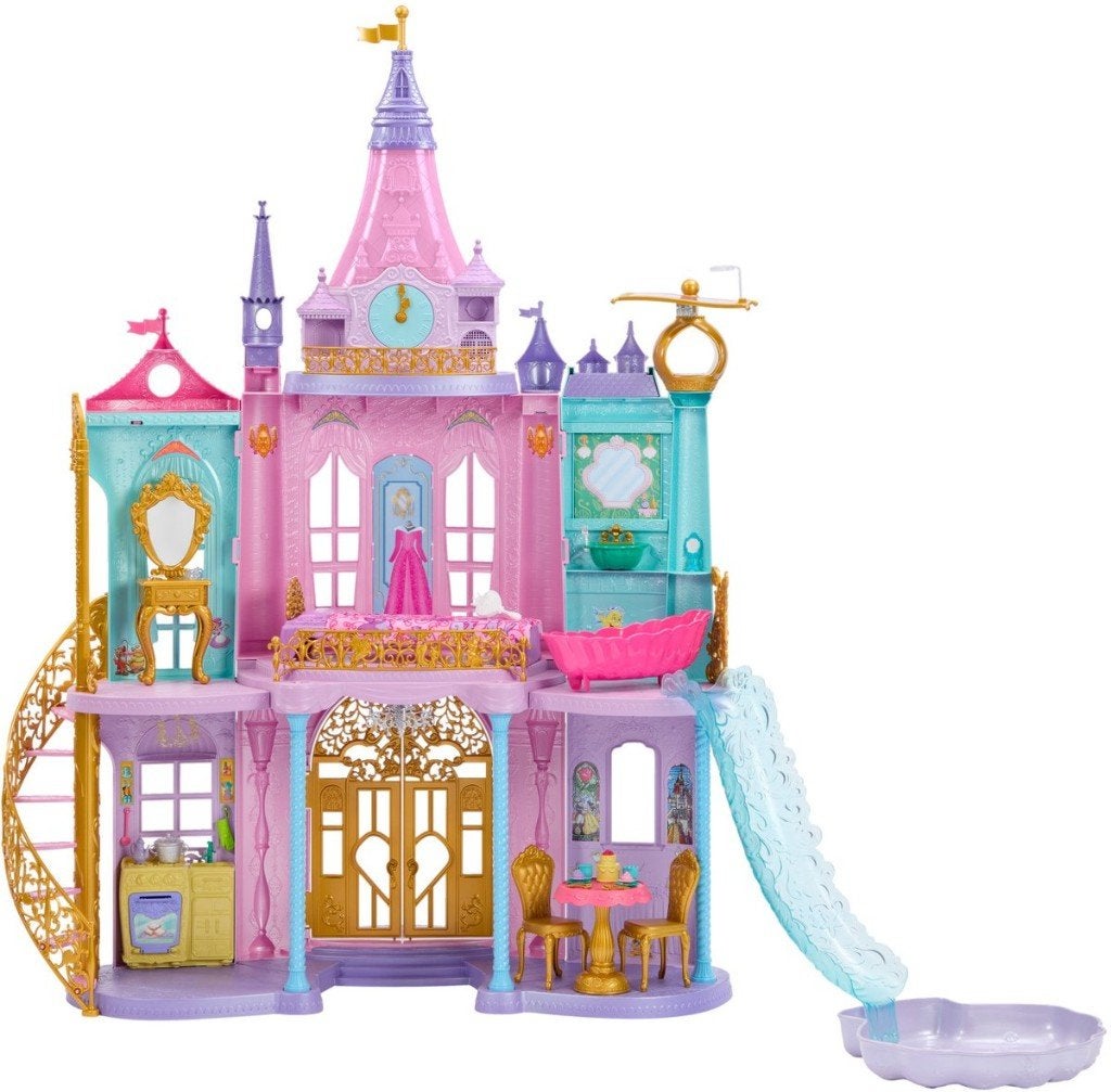 Mattel - Disney Prinses - Magische Avonturen Kasteel, Enlèvement, Comme neuf, Maison de poupées