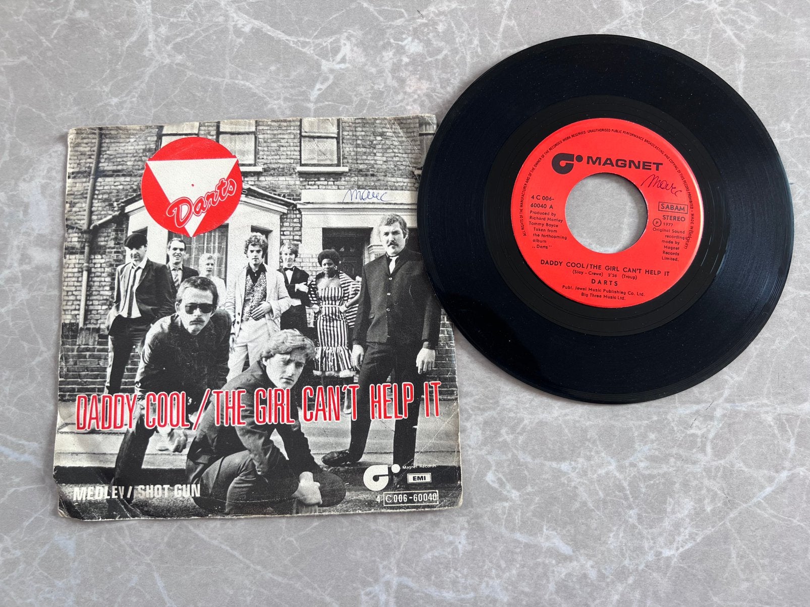 Vinyl 7" Darts, Cd's en Dvd's, Vinyl Singles, Gebruikt, 7 inch, Ophalen of Verzenden