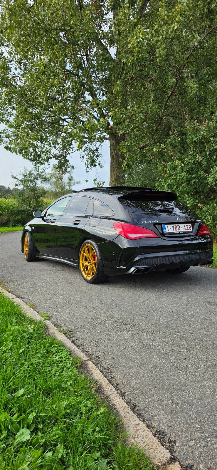 mercedes cla amg 45, Auto's, Automaat, CLA, Zwart, 4 cilinders