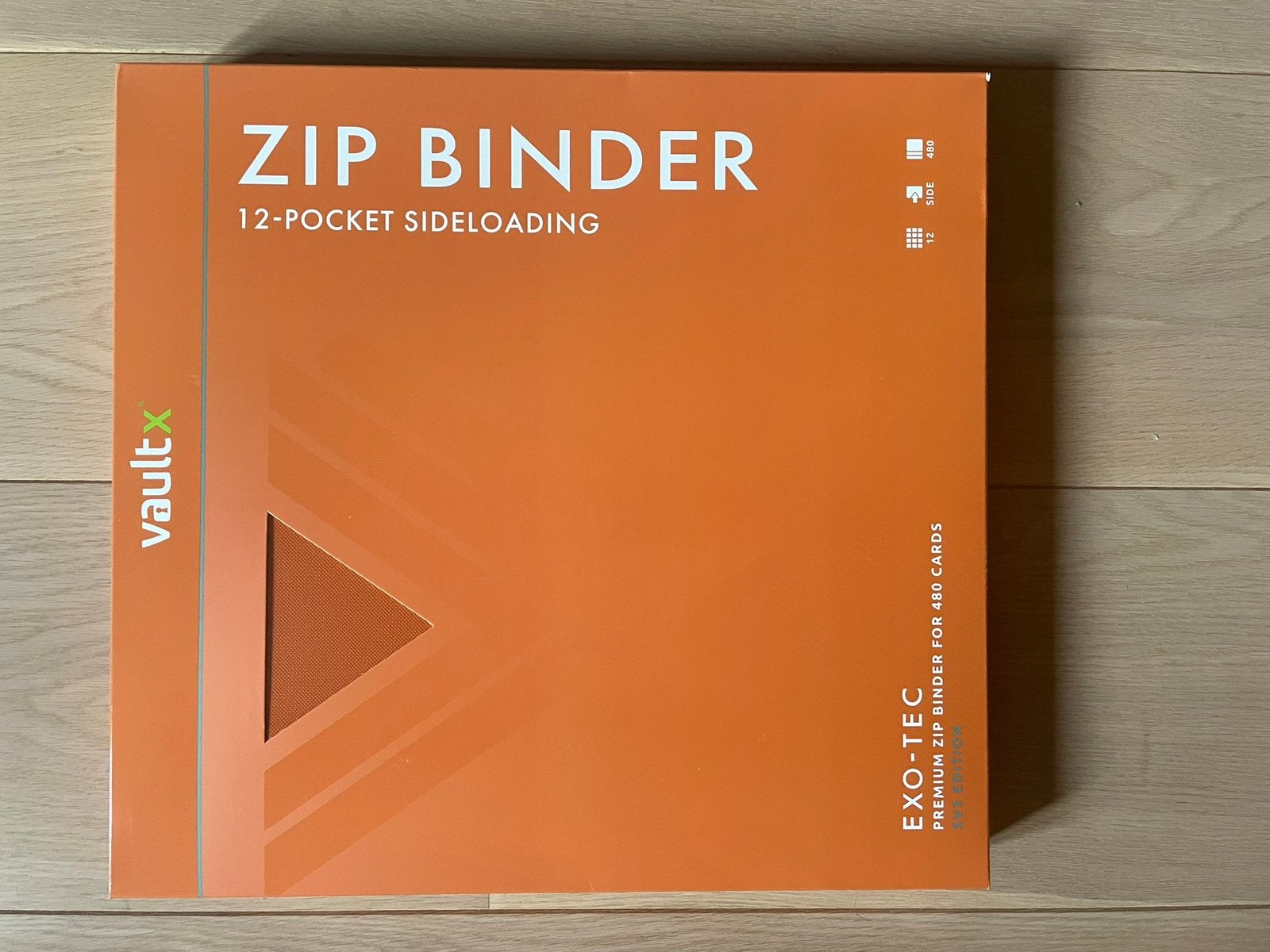 Gesealde Vault X Exo-Tec Zip Binder SV3 – Obsidian Flames, Ophalen of Verzenden, Nieuw, Boek of Catalogus
