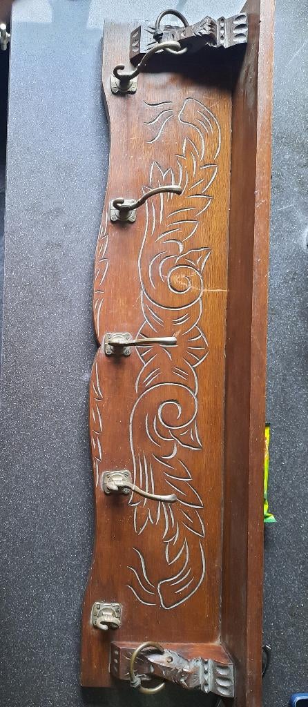 leuke oude kapstok, Moins de 100 cm, Portemanteau mural, Enlèvement, Utilisé
