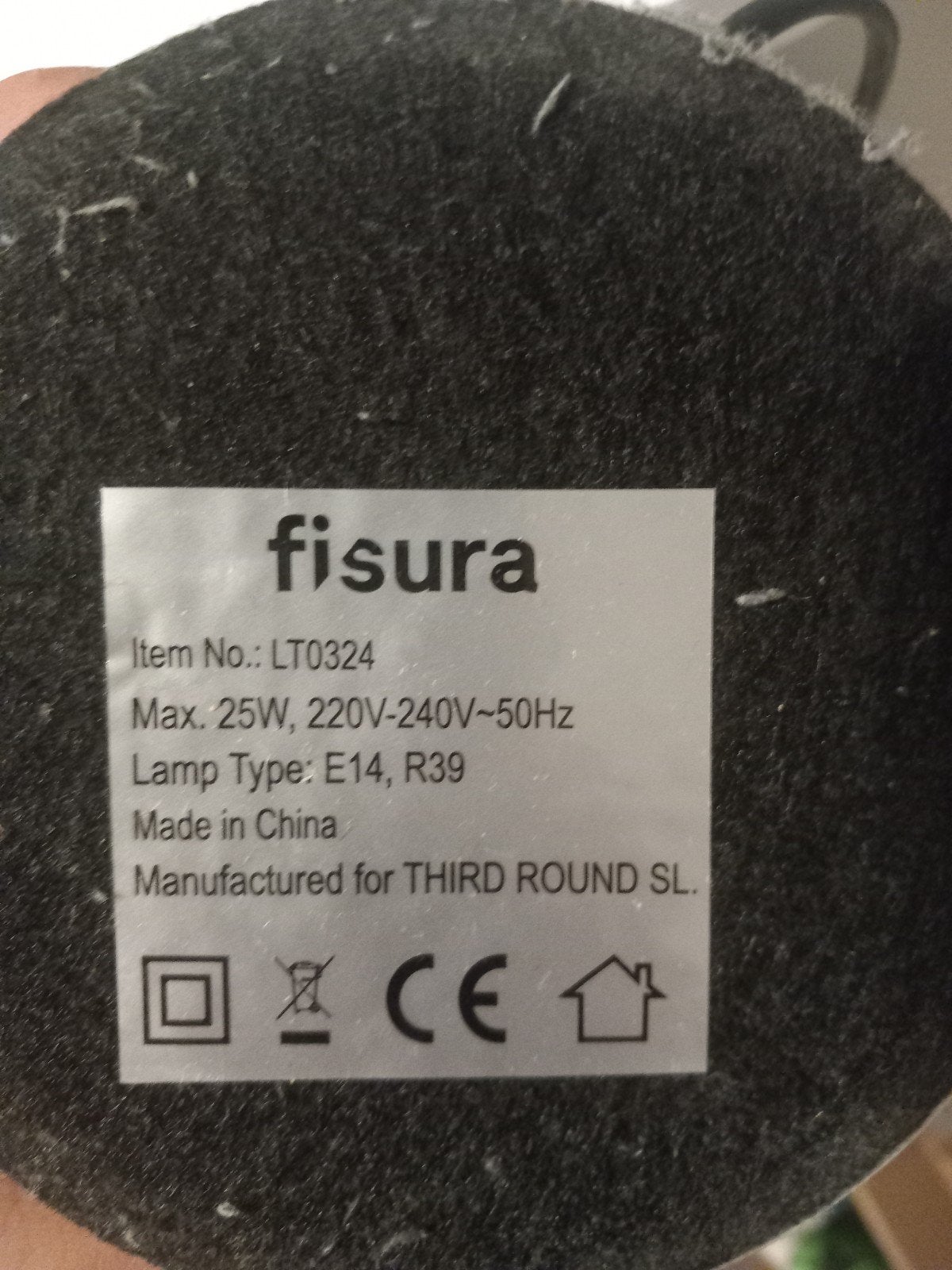 fisura lava lamp blauw, Éclairage LED, Comme neuf, Enlèvement, Bleu