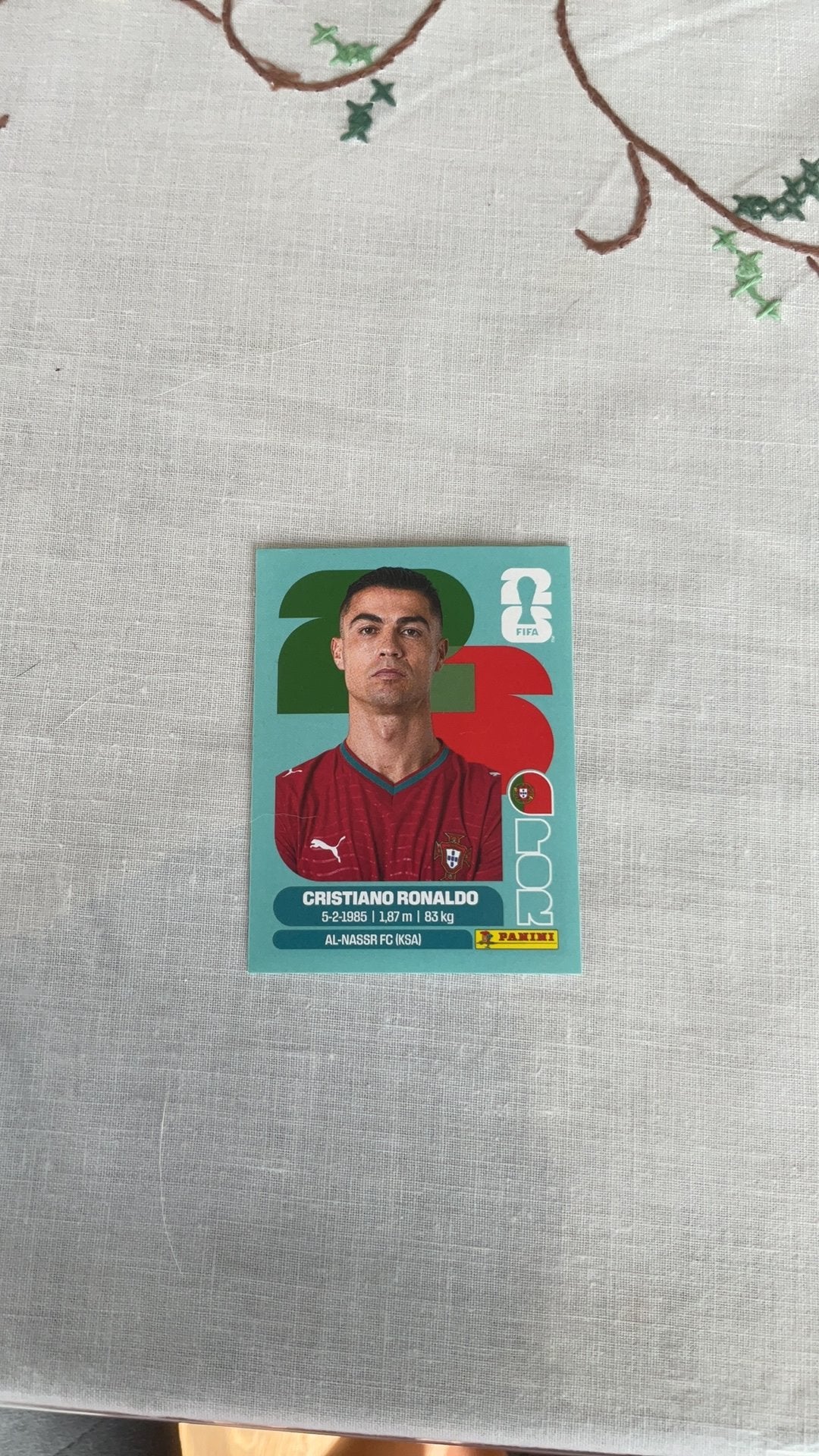Cristiano ronaldo rare, Verzamelen, Sportartikelen en Voetbal, Ophalen of Verzenden, Nieuw, Spelerskaart