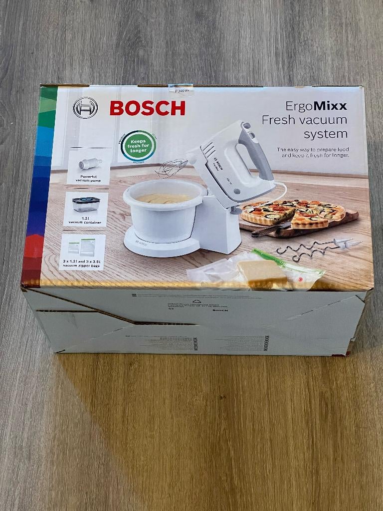 Batteur Bosch ErgoMixx Fresh Vacuum System MFQ364V6, Electroménager, Enlèvement ou Envoi, Neuf