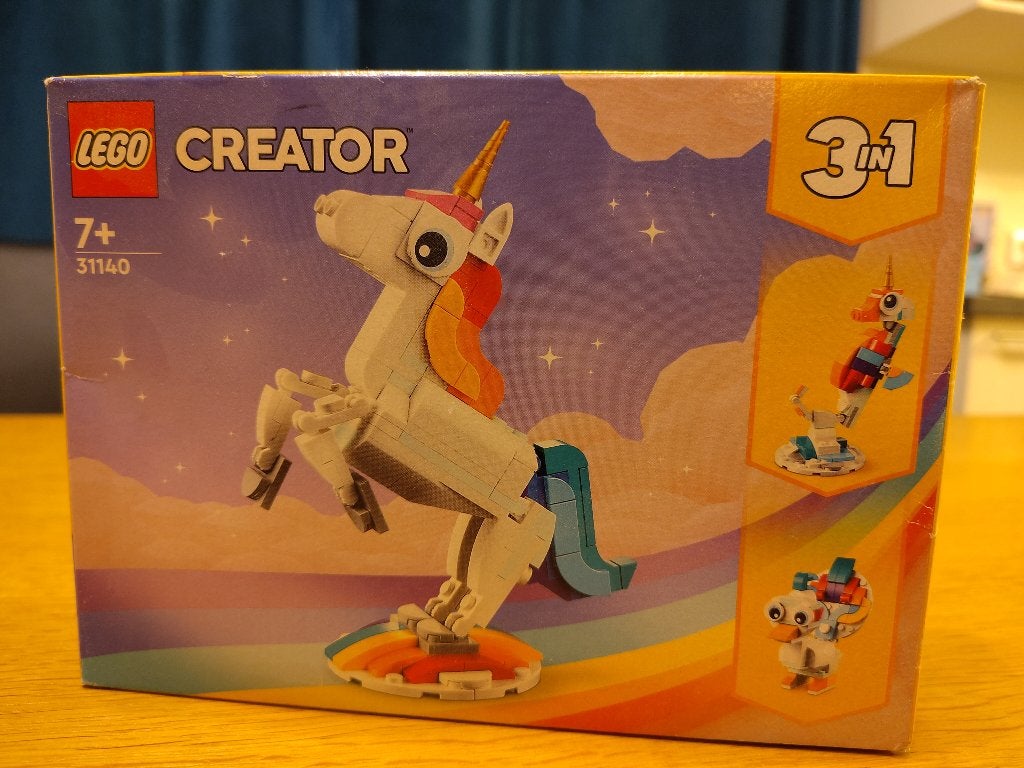 Lego Creator 31140 eenhoorn 3 in 1, Ophalen, Lego, Nieuw, Compleet