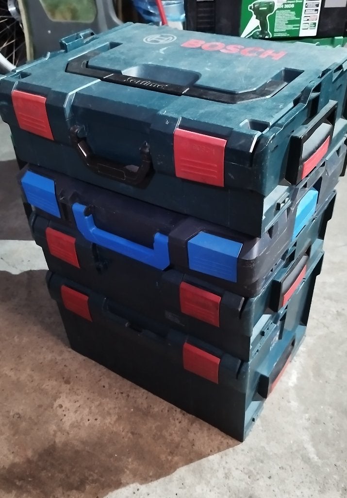Bosch Prof 18V 14V avec batteries, chargeurs, systainers, Enlèvement ou Envoi, Utilisé, Foreuse et Perceuse, Vitesse variable