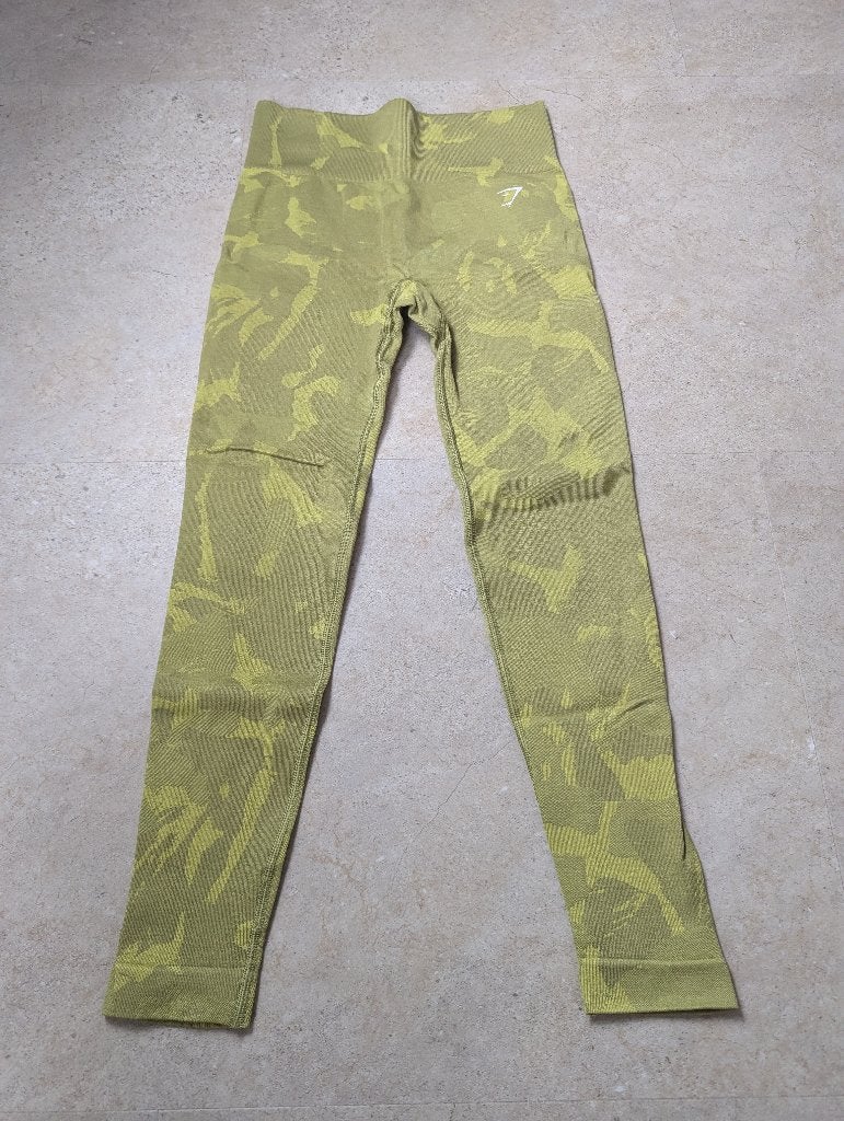 Legging Gymshark Jaune, Jaune, Taille 36 (S), Comme neuf, Fitness ou Aérobic