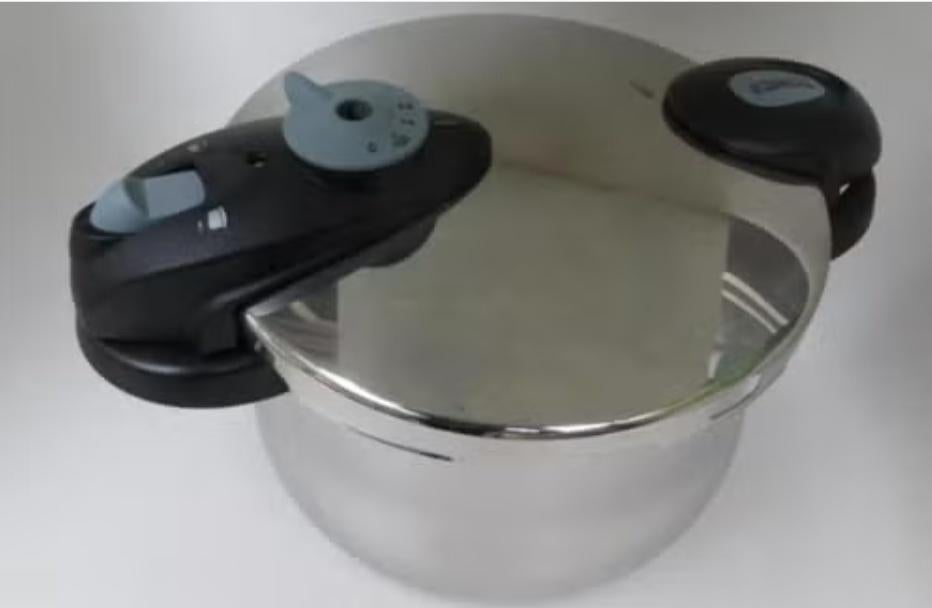 snelkookpan Tower Pressure Cooker Twist/Turn Lid, Ophalen of Verzenden, Gebruikt, Inox, Kookpan of Snelkookpan