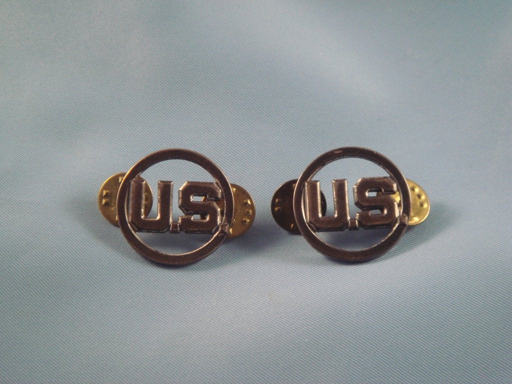 USAF # 14 - COLLAR DEVICE (set), Verzamelen, Ophalen of Verzenden, Luchtmacht, Embleem of Badge