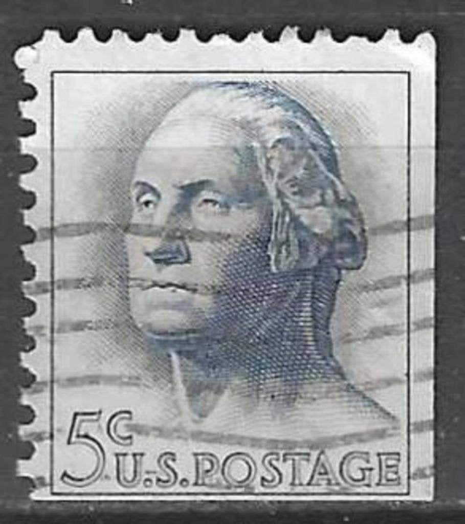 États-Unis 1962/1963 - Yvert 741RO - George Washington (ST), Envoi, Affranchi