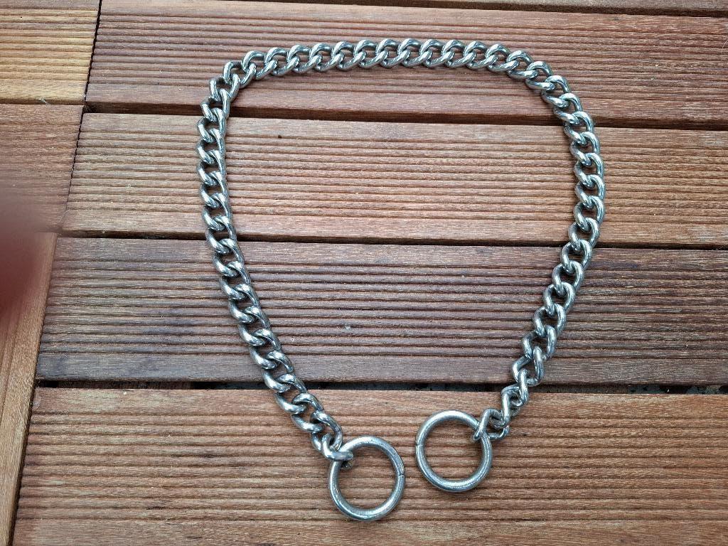 Collier pour grand chien en acier chromé 50 cm, Envoi, Utilisé