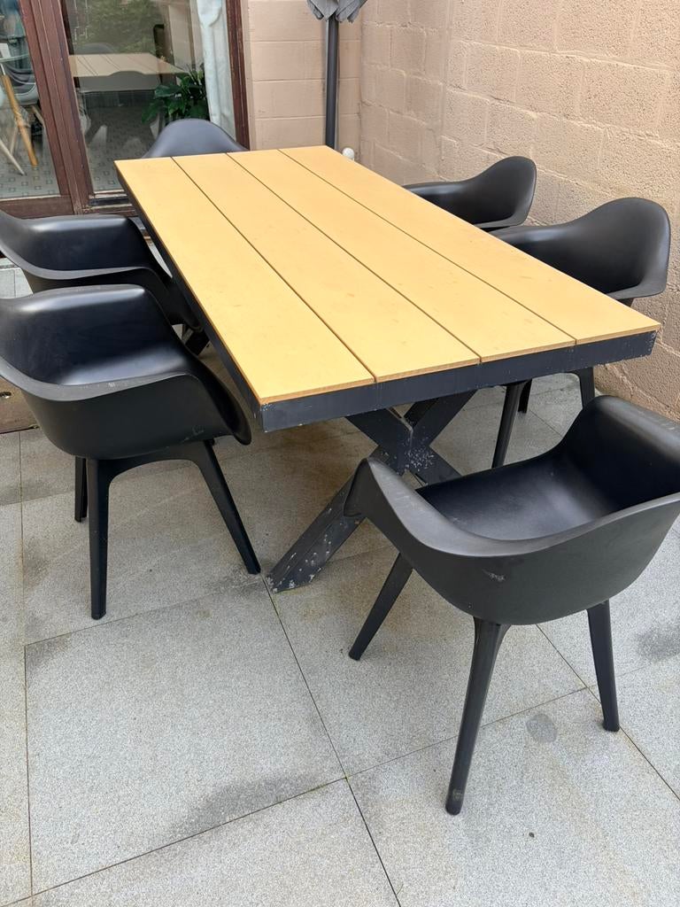 8 tuinstoelen, Ophalen, Gebruikt, 8 zitplaatsen, Loungeset