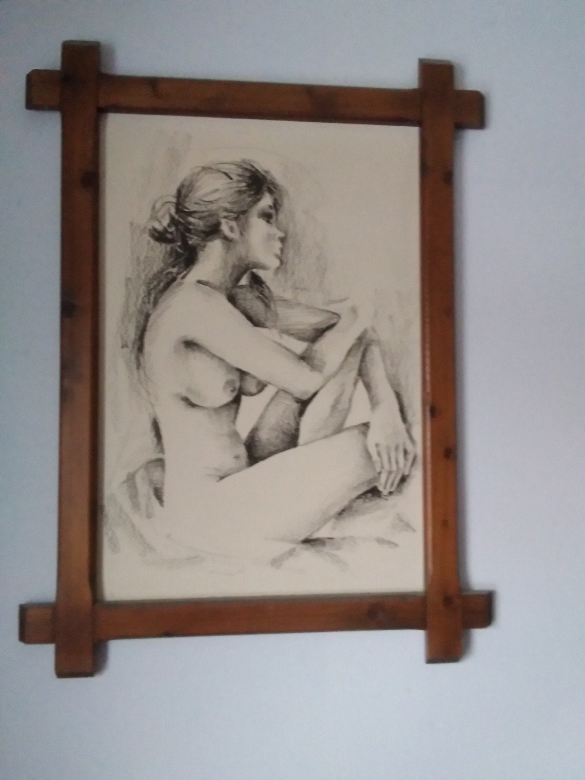 tekening vrouwelijk naakt, Ophalen, Tekening