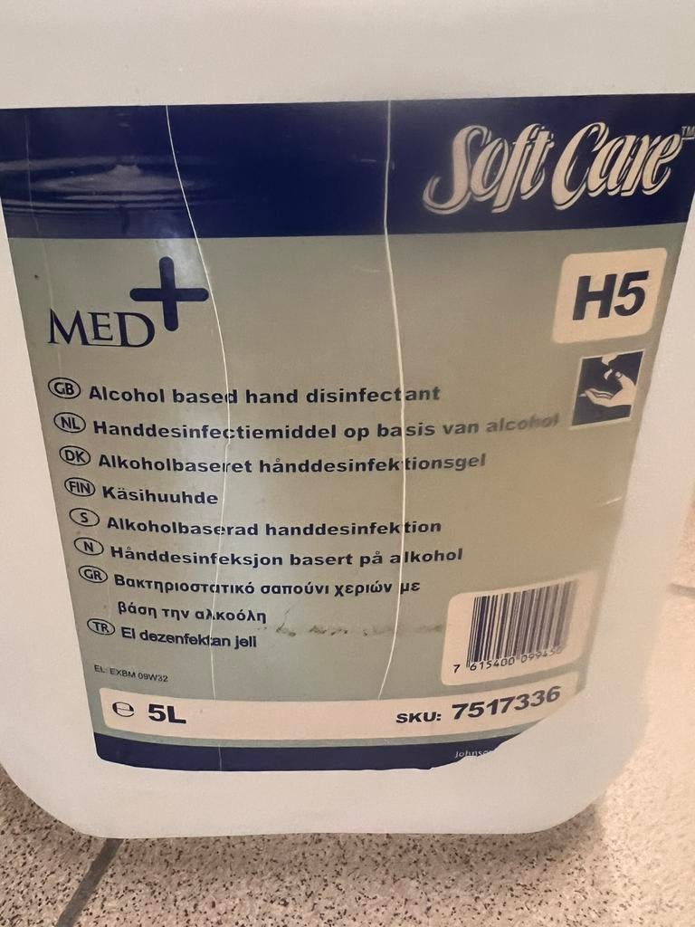 Johnson Diversey - gel pour les mains 5 litres, Enlèvement ou Envoi
