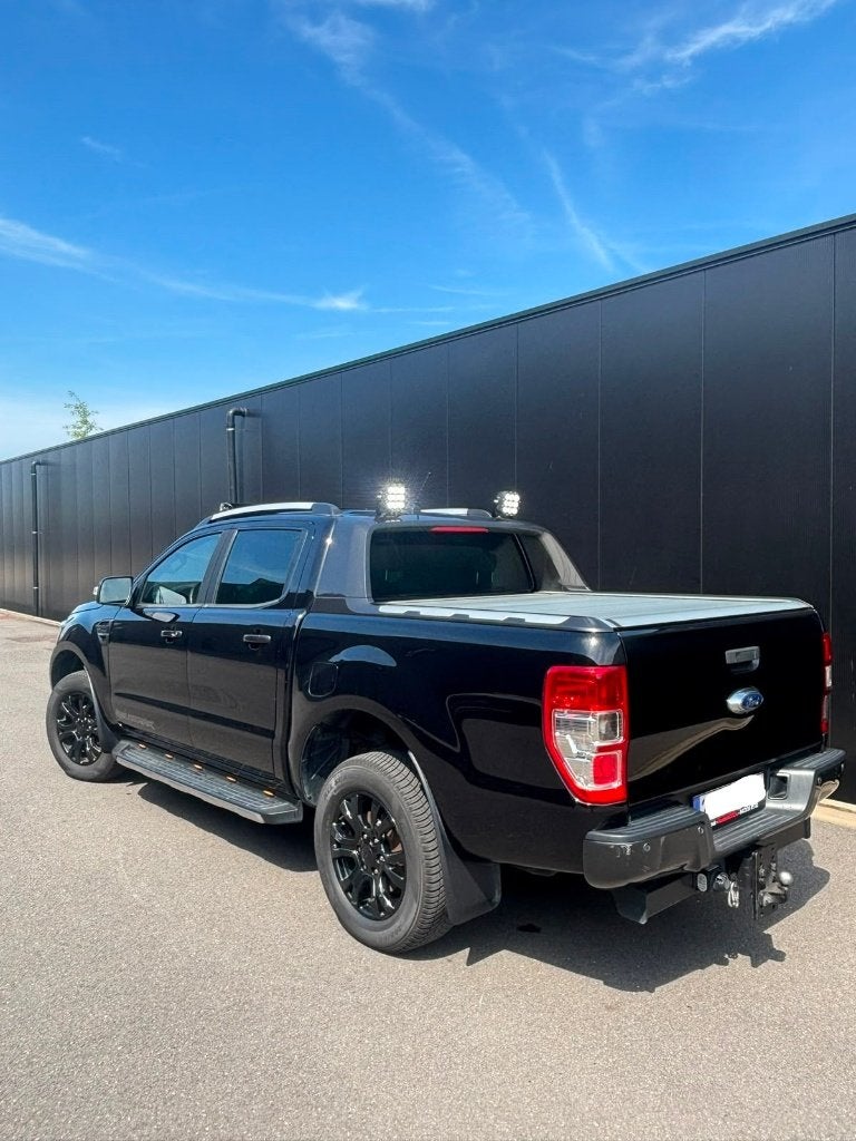 Ford Ranger 2.0 BiT Wildtrak 2022 - Veel opties!, Autos, Euro 6, Carnet d'entretien, Noir, 5 portes