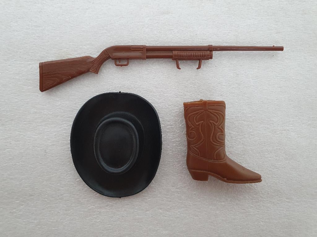 Big Jim / Karl May: Western attributen (Mattel) (1), Collections, Jouets, Enlèvement ou Envoi, Utilisé