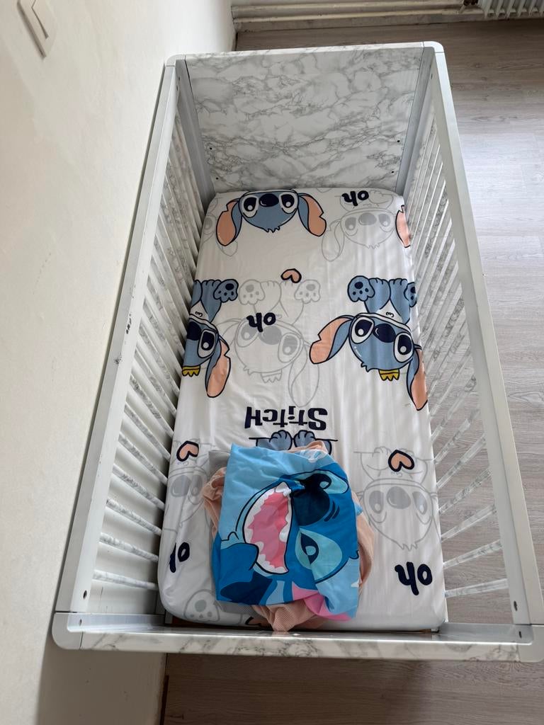 Lit bébé avec matelas Aerosleep, Enlèvement, Utilisé
