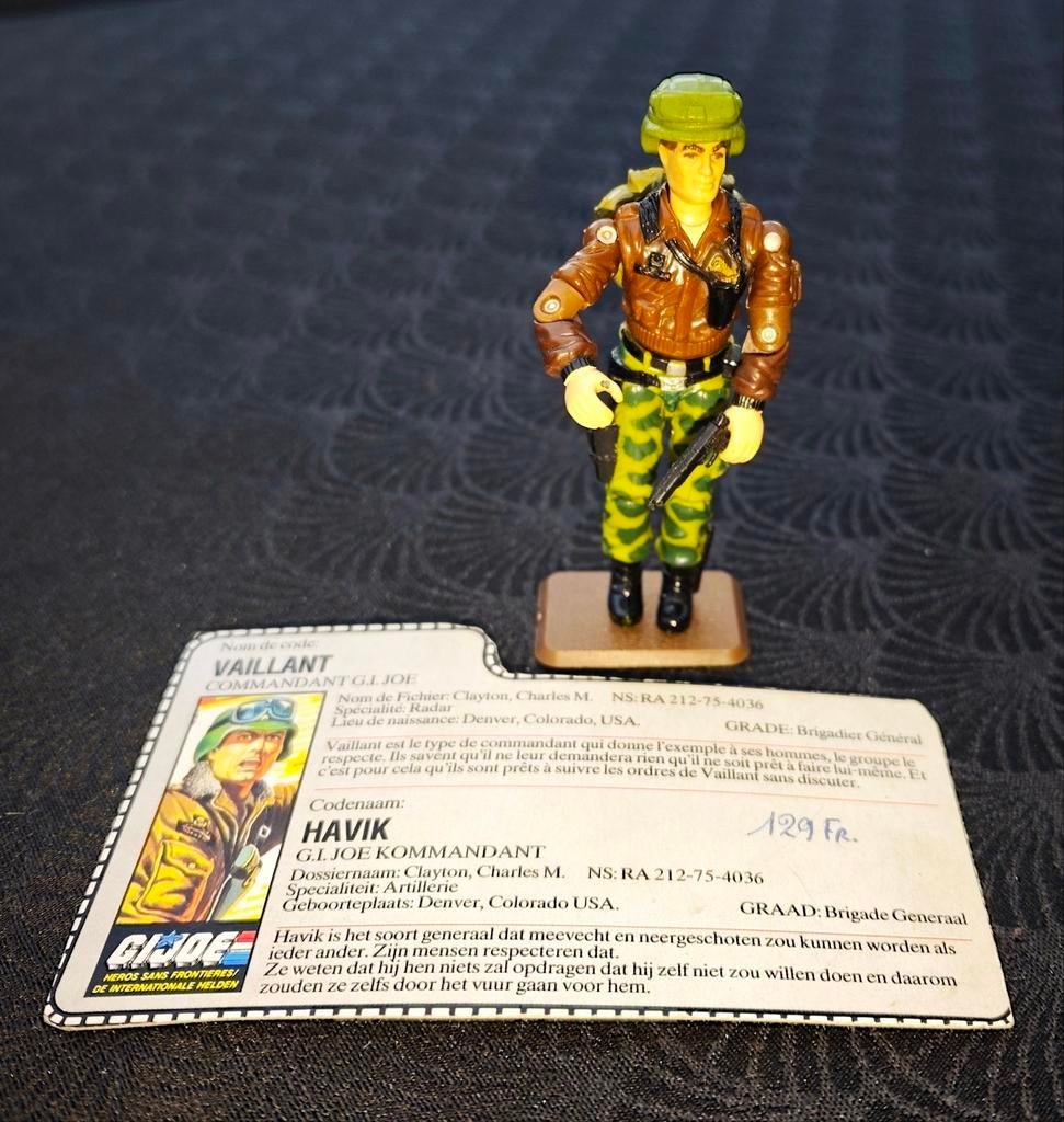 G.I. JOE figuurtje generaal Hawk (vintage 1986), Kinderen en Baby's, Speelgoed | Actiefiguren, Ophalen