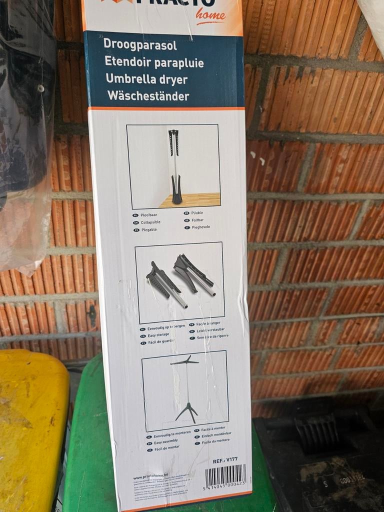 Droogparasol PRACTO driepoot, Ophalen of Verzenden