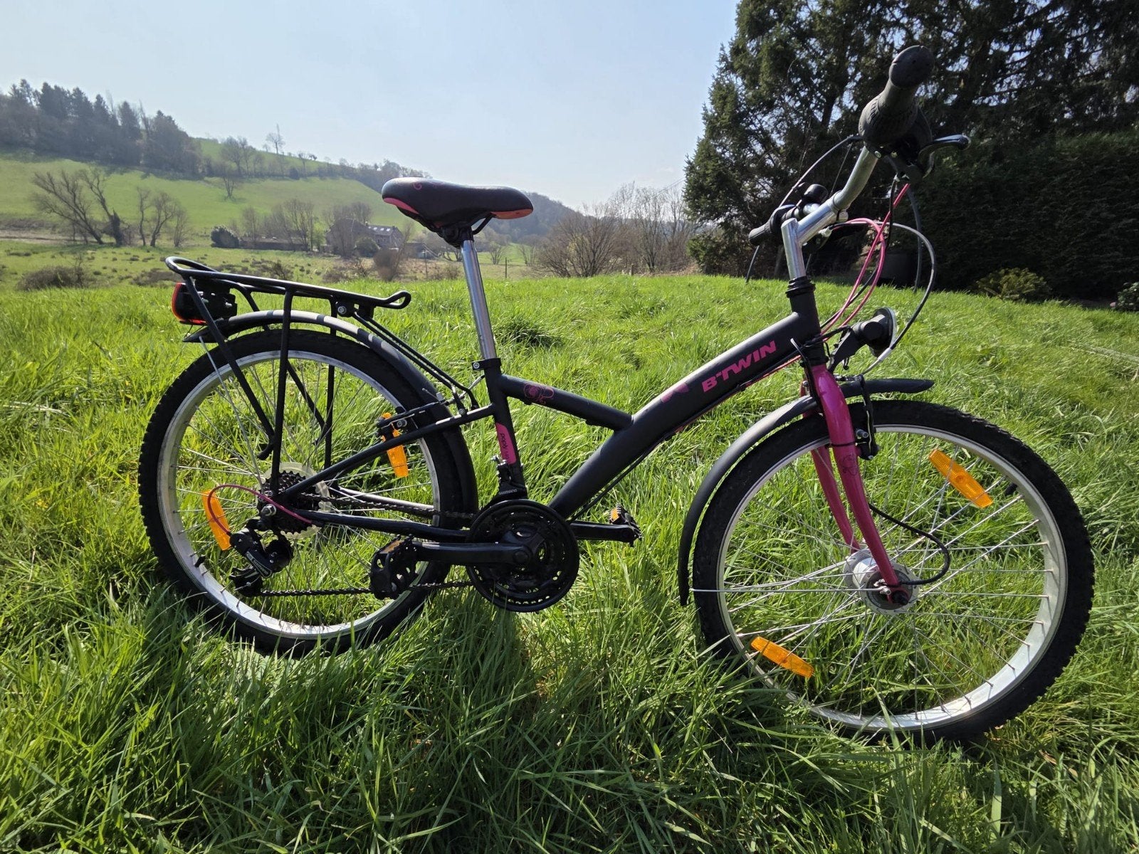 Vélo 24 pouces pour fille, Ophalen of Verzenden, 24 inch, Versnellingen