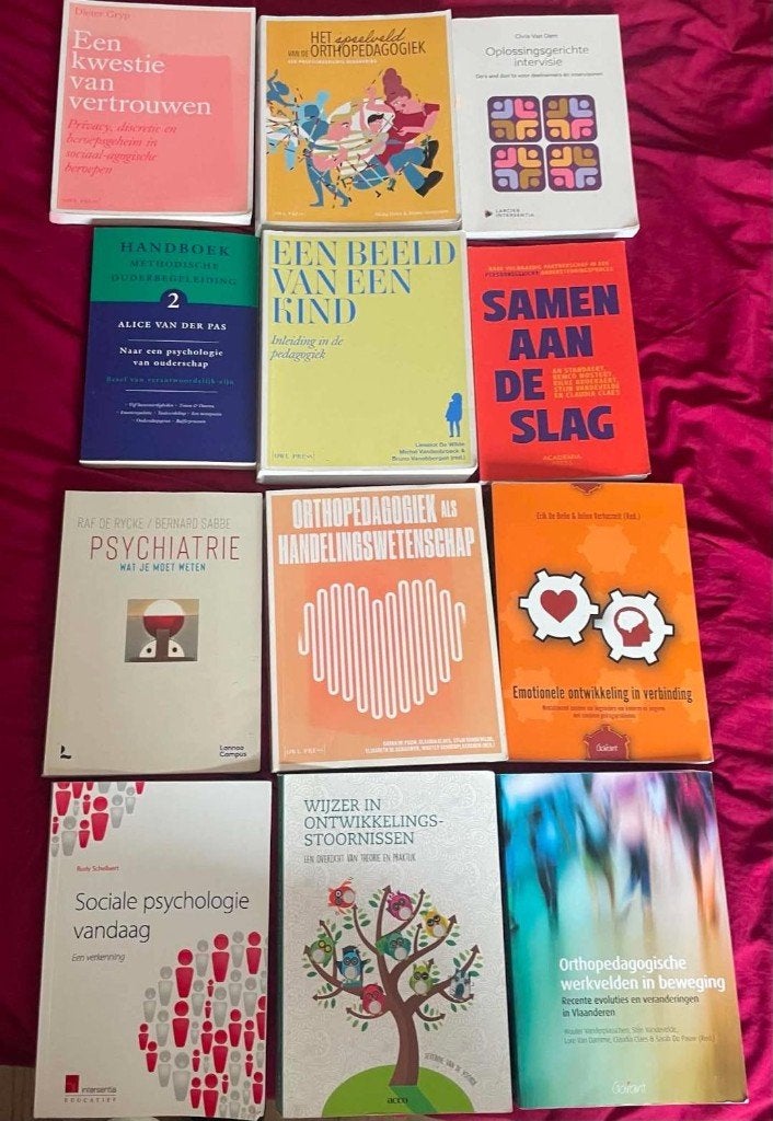 Boeken orthopedagogie 1ste, 2de, 3de jaar, Livres, Enlèvement ou Envoi, Comme neuf, Autres matières, Diverse auteurs