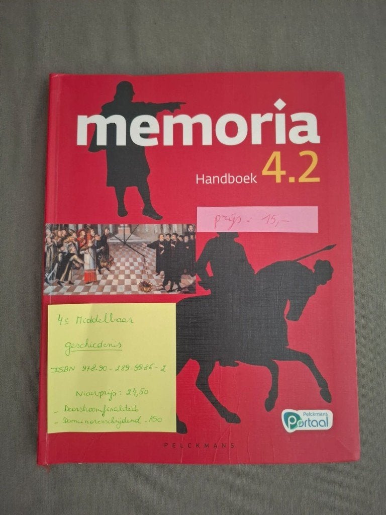 Geschiedenis 4de middelbaar, Boeken, ASO, Geschiedenis, Ophalen of Verzenden, Zo goed als nieuw