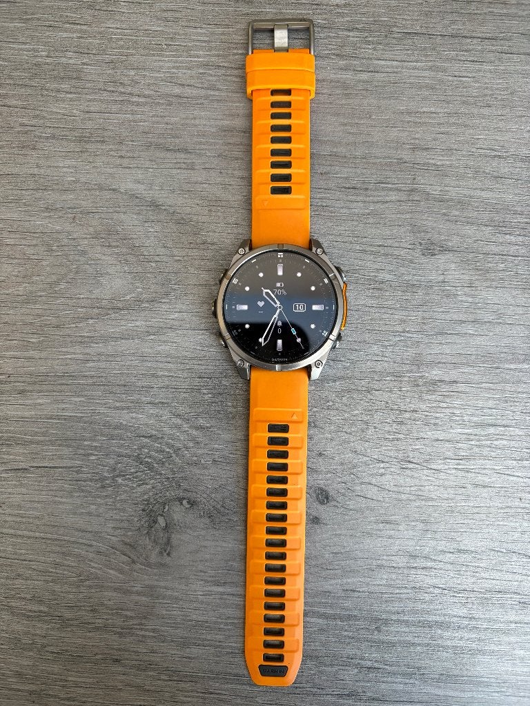 Garmin Fenix 8 - 47 mm - Amoled Sapphire - Als nieuw!, Étanche, Garmin fenix 8 amoled, Comme neuf, Enlèvement