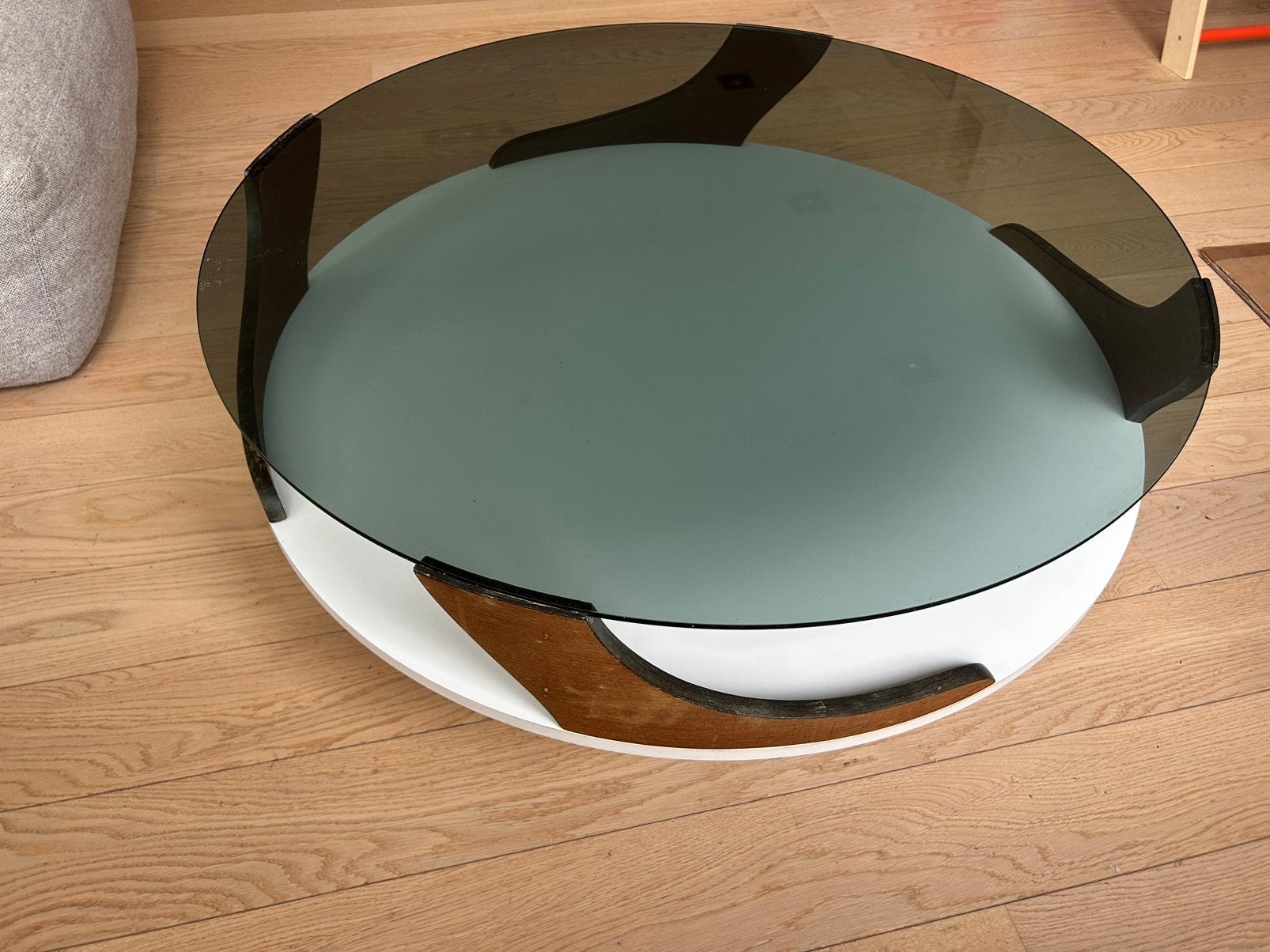 Vintage “space age” salontafel jaren ‘60 ‘70, Ophalen, 50 tot 100 cm, 50 tot 100 cm, 5 – 50