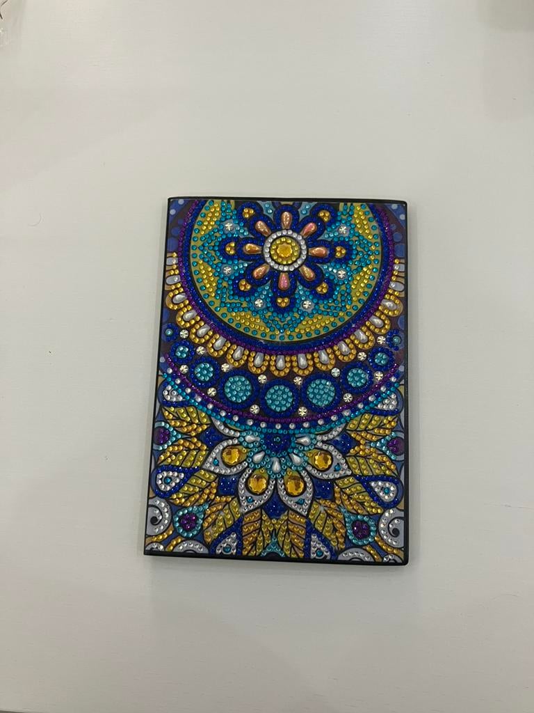 Notitieboekje A6 diamond painting - reeds gemaakt, Diversen, Notitieboeken, Ophalen of Verzenden, A6