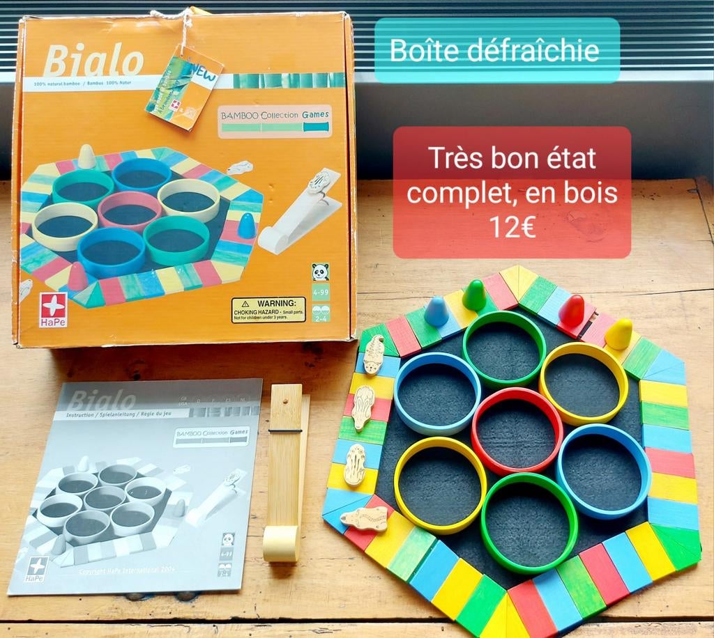 Jeu d'adresse en bois Bialo, Enlèvement