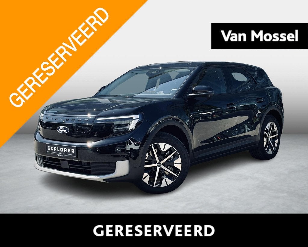 Ford Explorer Ext. Range 602km RWD|Trekhaak|Memory Seat, Auto's, Ford, Automaat, Gebruikt, Zwart, Explorer