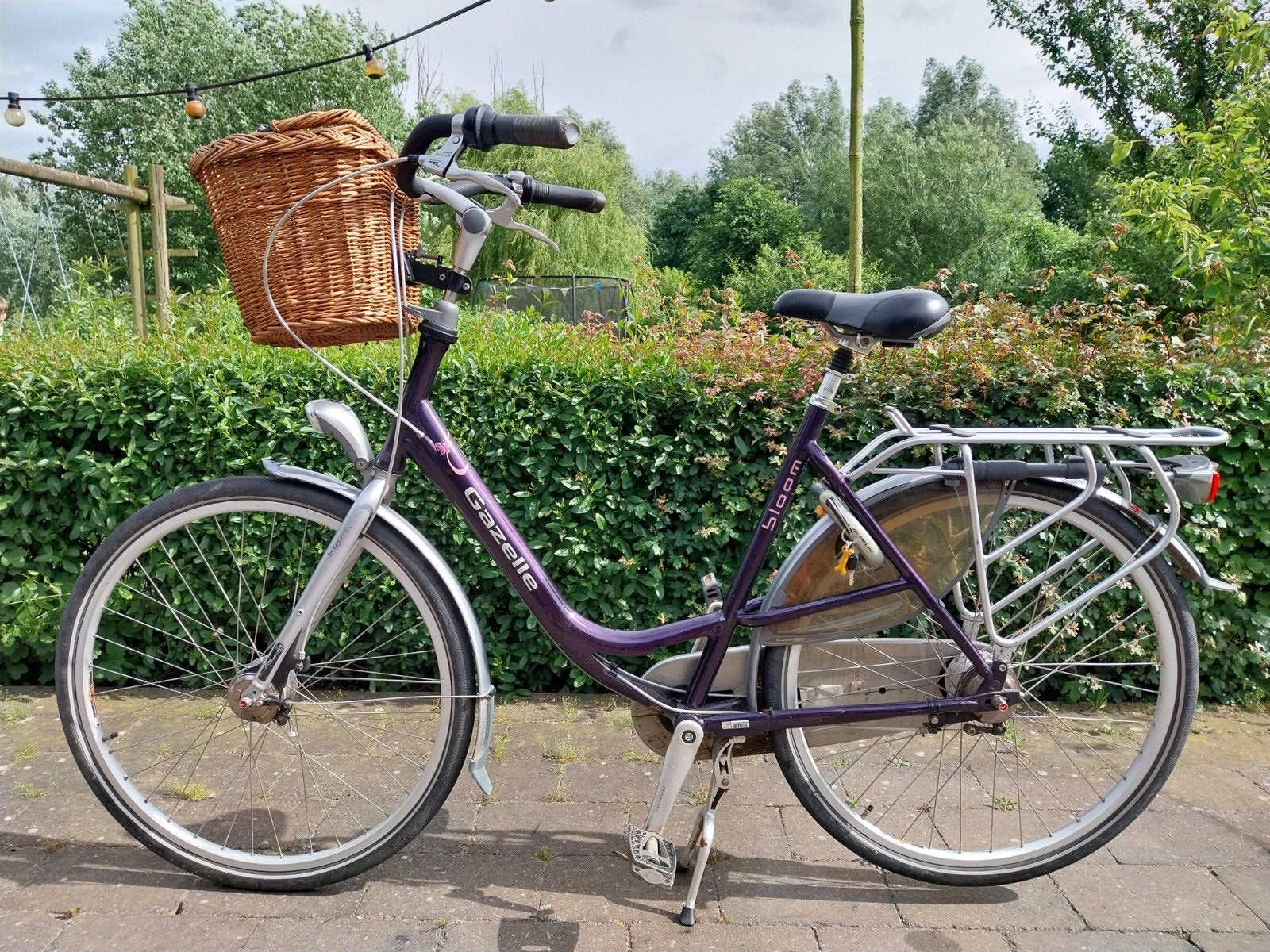 Gazelle Bloom Moederfiets 28 inch, frame 58 cm, Ophalen, Gebruikt, 56 cm of meer, Mandje