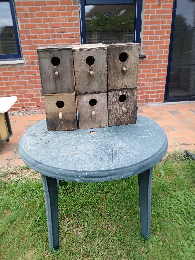 kweekblokken parkieten, Ophalen, Gebruikt, Hout, Broedkooi of Kweekkooi