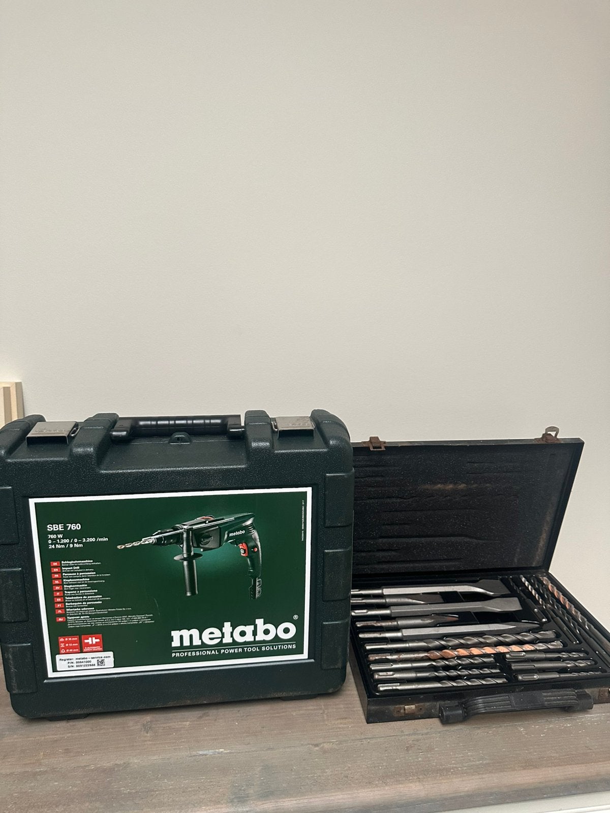 NIEUW Metabo mSBE760 Klopboormachine760WSDSBoorset, Doe-het-zelf en Bouw, Gereedschapskisten, Ophalen, Zo goed als nieuw
